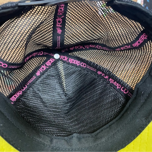 Fox Racing Moto Co “Live Fast Ride Hard” girls trucker hat - Picture 5 of 6